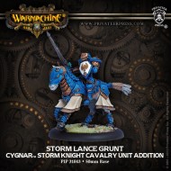 storm lance grunt cygnar storm knight cavalry unit addition